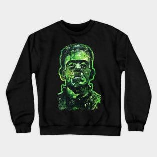 Pop Art Frankenstein (Transparent Version) Crewneck Sweatshirt